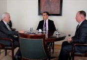 Gradonačelnik Požege dr.sc. Željko Glavić primio predsjednika uprave Financijske agencije mr.sc. Dražena Čovića