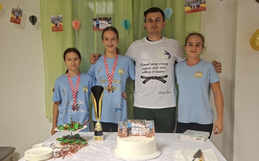 Sjajni rezultati Judo kluba "Slavonac" iz Čaglina na Prvenstvu Hrvatske U16 - Ivona Švajda po drugi put zlatna i državna prvakinja