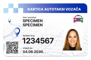 Podsjetnik autotaksi vozačima da su do 4. lipnja obavezni ishoditi karticu autotaxi vozača da bi mogli nastaviti s obavljanjem djelatnosti