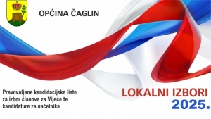 Pravovaljane kandidacijske liste za izbor članova za Vijeće te kandidature za načelnika Čaglina