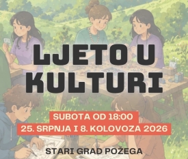Ljeto u kulturi donosi radionice i večer društvenih igara na Stari grad u Požegi