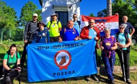 Planinari HPD "Gojzerica" Požega i PD "Dilj" iz Slavonskog Broda na stazama Dilj gorom od Čelikovića do Pljuskare i Papa hrasta