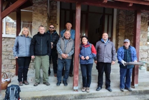 Radna akcija članova HPD "Sokolovac" Požega na PD "Lapjak i Planinarskoj kući "Trišnjica"