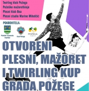 Otvoreni plesni, mažoret i twirling kup grada Požege u tri dana okupio 700 plesača iz Hrvatske