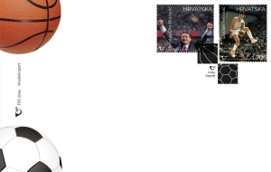Sportske legende na prigodnim poštanskim markama iz serije "Hrvatski sport" - Neponovljivi Ćiro i nezaboravni Dražen Petrović