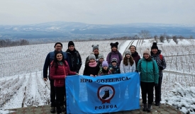 HPD &quot;Gojzerica&quot; na pohodu Požeškom gorom pod snijegom za djecu iz Planinarske škole