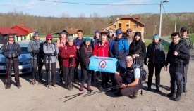 Članovi HPD Gojzerica na izletu preko Španovice do Omanovca