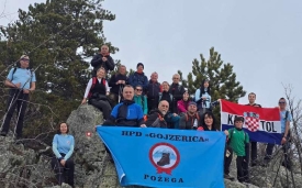 Planinari HPD &quot;Gojzerica&quot; Požega po Papuku kružnom stazom od 20 km