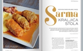 Časopis "Turizam info" piše o "Sarmi - kraljici stola" - razgovor s cheficom Marijanom Pranić iz Hotela Grgin dol i požeškoj "Sarmijadi"