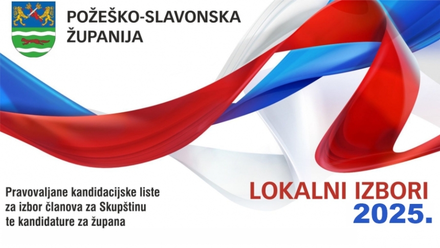 Pravovaljane kandidacijske liste za izbor članova za Skupštinu te kandidate za župana