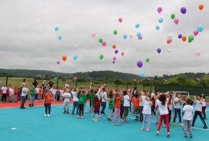 Otvorenje atletske staze i nogometnog igrališta u Dječjem vrtiću "Tratinčica" Pleternica