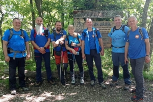 Vježba orijentacije i vođenja u PD "Lapjak" za planinarske vodiče Slavonije