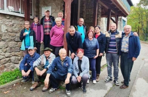 Radna akcija članova HPD "Sokolovac" Požega na Planinarskom domu "Lapjak" u Velikoj