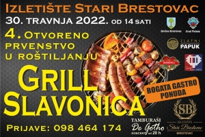 Najavljen prvi i pravi praznik roštilja u subotu 30. travnja na 4. Otvorenom prvenstvu u roštiljanju "Gril Slavonica 2022."
