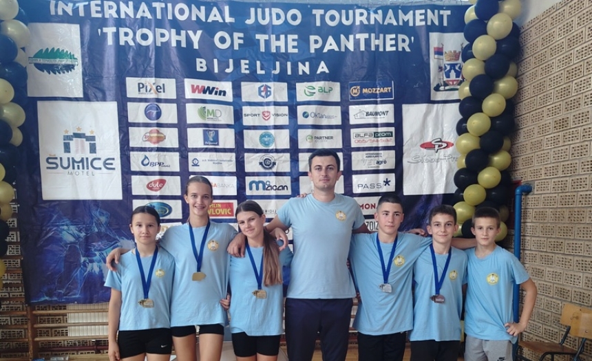 Judo klub "Slavonac" Čaglin na Međunarodnom judo turniru u Bjeljini osvojio 6 medalja