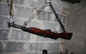 Po nalogu suda policija pretražila obiteljsku kuću 53-godišnjaka u Pleternici i pronašli poluautomatsku pušku i streljivo