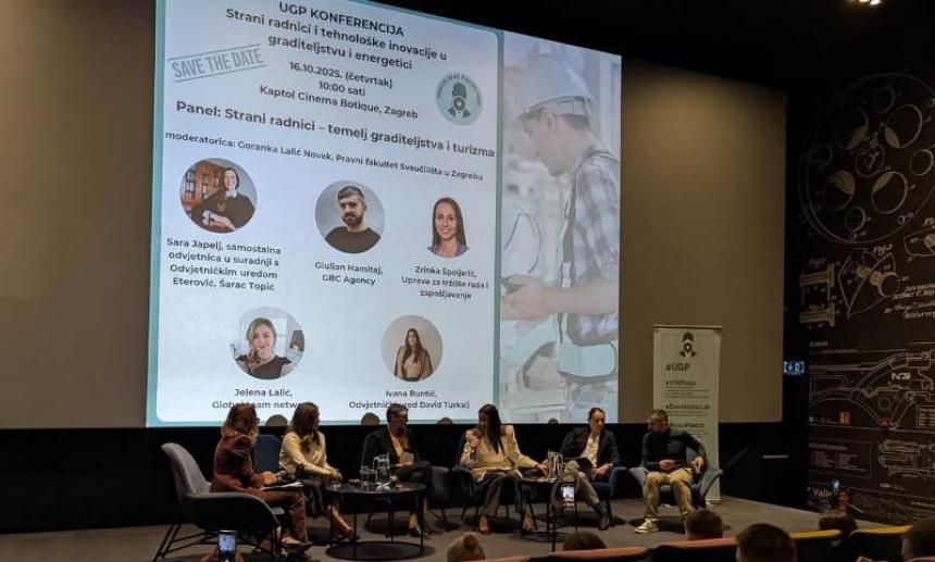 Glas poduzetnika (UGP) organizirao konferenciju “Strani radnici i tehnološke inovacije u graditeljstvu i energetici”