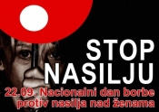 22. rujna - Nacionalni dan borbe protiv nasilja nad ženama obilježava se po 14. puta