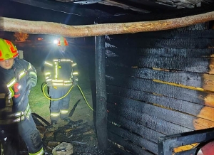 Kvar na električnim instalacijama izazvao požar na dvorišnoj zgradi u Radovancima - u potpunosti izgorjela