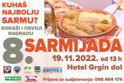 Još pet dana da se prijavite za natjecanje u najboljoj sarmi &quot;8. Sarmijada 2022.&quot; u Hotelu Grgin dol