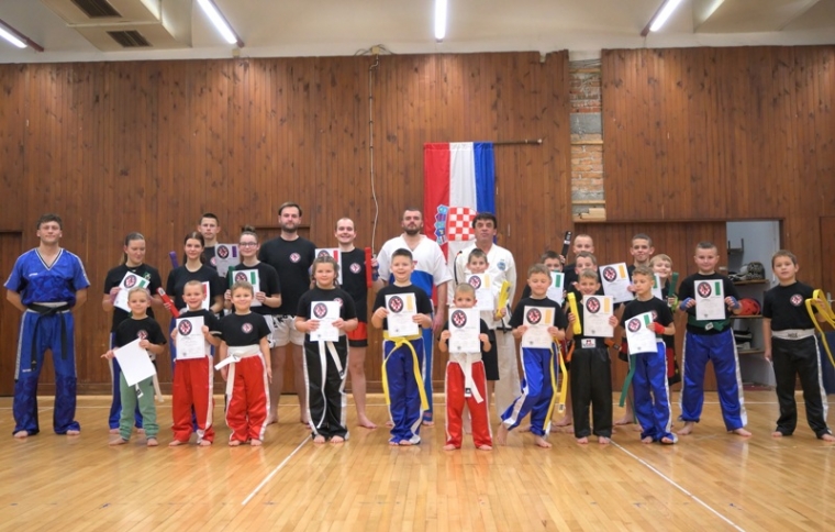 Kickboxing klub "Borac" Požega održao polaganje za pojaseve kojemu su pristupila 24 člana