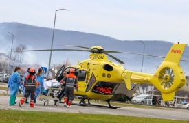 Prva intervencija tima Helikopterske hitne medicinske službe u Požegi