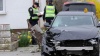 20-godišnjak u BMW-u brzo ušao u raskrižje u Pleternici, proklizao i udario u metalnu ogradu i pokupio stup i prometni znak