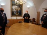 Požeški biskup Antun Škvorčević primio gradonačelnika Darka Puljašića i župana Alojza Tomaševića